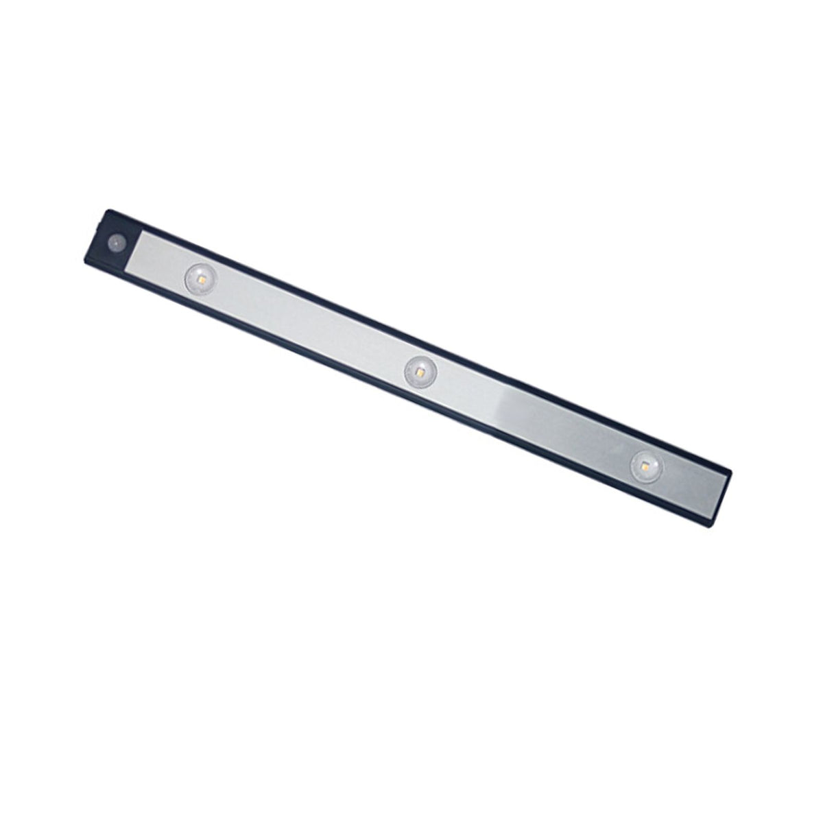 LED Closet Light Ultra Thin Intelligent Rechargeable Wireless LED Motion Sensor Light for Cabinet 40cm / 15.7in Black