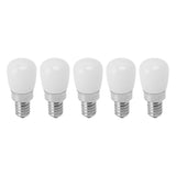 5Pcs LED Refrigerator Light Bulb Fridge Lamp E12 for Freezer Home Lighting Energy Saving 120V White Light