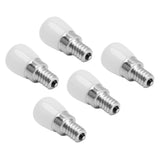 5Pcs LED Refrigerator Light Bulb Fridge Lamp E12 for Freezer Home Lighting Energy Saving 120V White Light