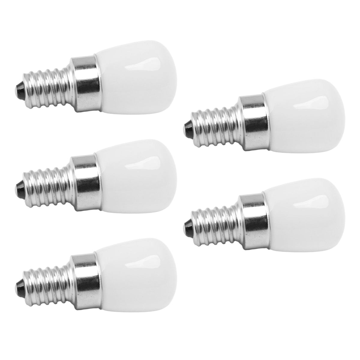 5Pcs LED Refrigerator Light Bulb Fridge Lamp E12 for Freezer Home Lighting Energy Saving 120V White Light