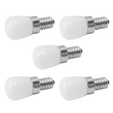 5Pcs LED Refrigerator Light Bulb Fridge Lamp E12 for Freezer Home Lighting Energy Saving 120V White Light
