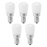 5Pcs LED Refrigerator Light Bulb Fridge Lamp E12 for Freezer Home Lighting Energy Saving 120V White Light - Extra Image