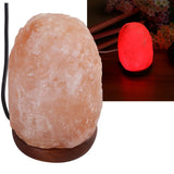 Himalayan Salt Lamp Colorful Changing LED Crystal Salt Lamp USB Power Natural Landscape Light
