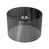 Drum Lamp Shade E27 E14 Clip Fir Leaf Shape Hollow Out Metal Decorative Lampshade Cover for Table Wall Ceiling Lamp Black