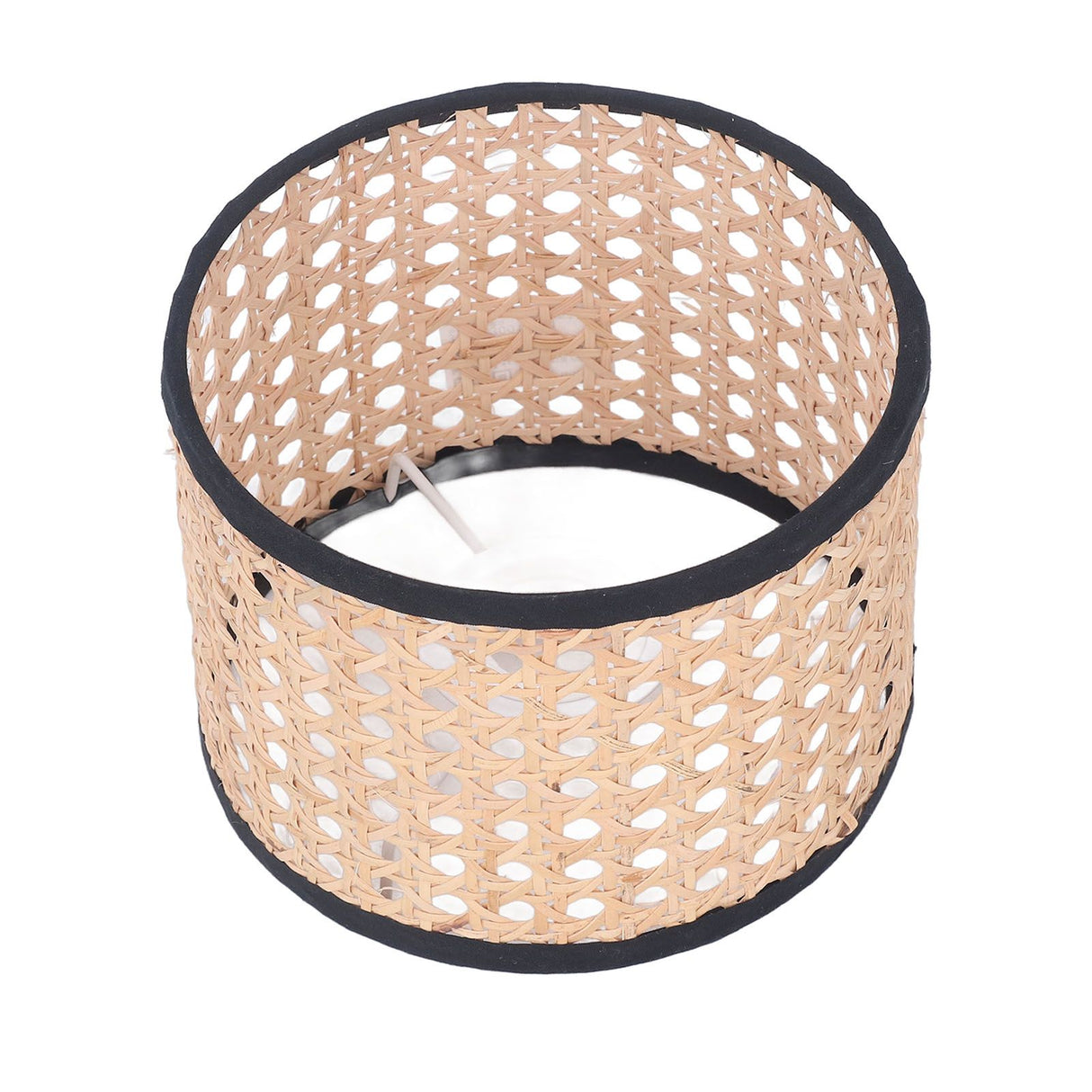 Rattan Lamp Shade Universal Rattan Woven Lampshade Lamp Cover for E27 E14 Chandelier Lamp Pendant Light Ceiling Lamp