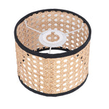 Rattan Lamp Shade Universal Rattan Woven Lampshade Lamp Cover for E27 E14 Chandelier Lamp Pendant Light Ceiling Lamp