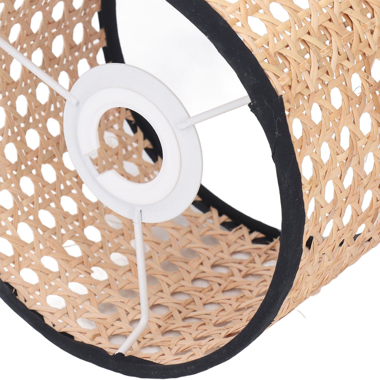 Rattan Lamp Shade Universal Rattan Woven Lampshade Lamp Cover for E27 E14 Chandelier Lamp Pendant Light Ceiling Lamp