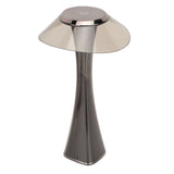 LED Table Lamp USB Charging Night Light 3 Lighting Mode with Touch Sensor for Home Room Smoky Grey - Front View