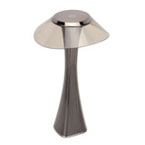 LED Table Lamp USB Charging Night Light 3 Lighting Mode with Touch Sensor for Home Room Smoky Grey - Side View