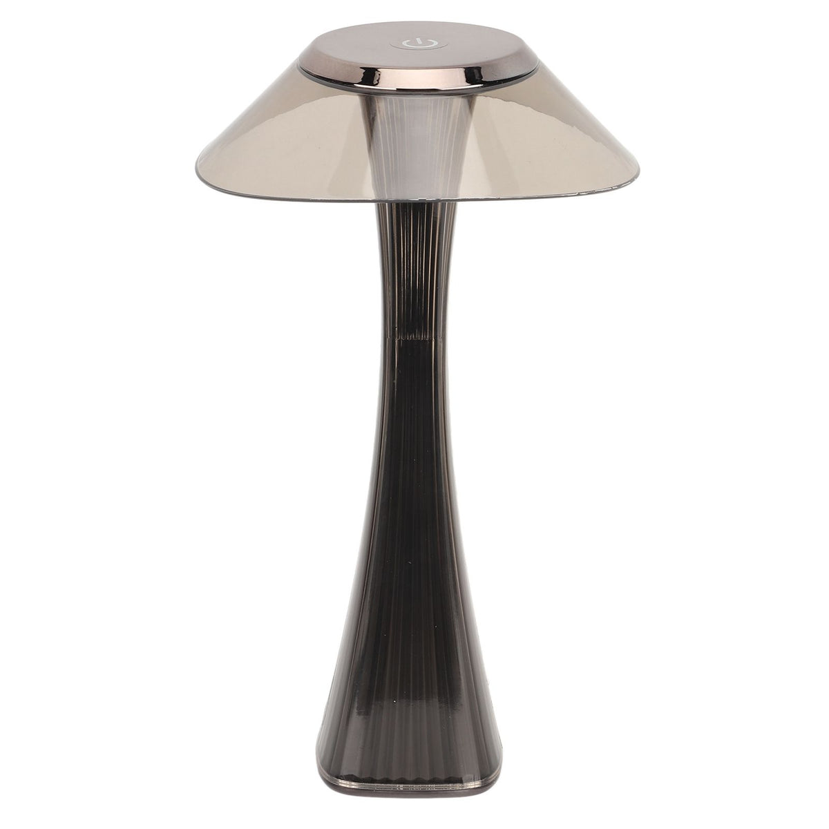 LED Table Lamp USB Charging Night Light 3 Lighting Mode with Touch Sensor for Home Room Smoky Grey