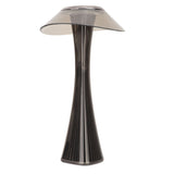LED Table Lamp USB Charging Night Light 3 Lighting Mode with Touch Sensor for Home Room Smoky Grey - Rear View