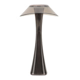 LED Table Lamp USB Charging Night Light 3 Lighting Mode with Touch Sensor for Home Room Smoky Grey - Close-Up Angle