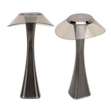 LED Table Lamp USB Charging Night Light 3 Lighting Mode with Touch Sensor for Home Room Smoky Grey - Extra Image