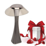 LED Table Lamp USB Charging Night Light 3 Lighting Mode with Touch Sensor for Home Room Smoky Grey