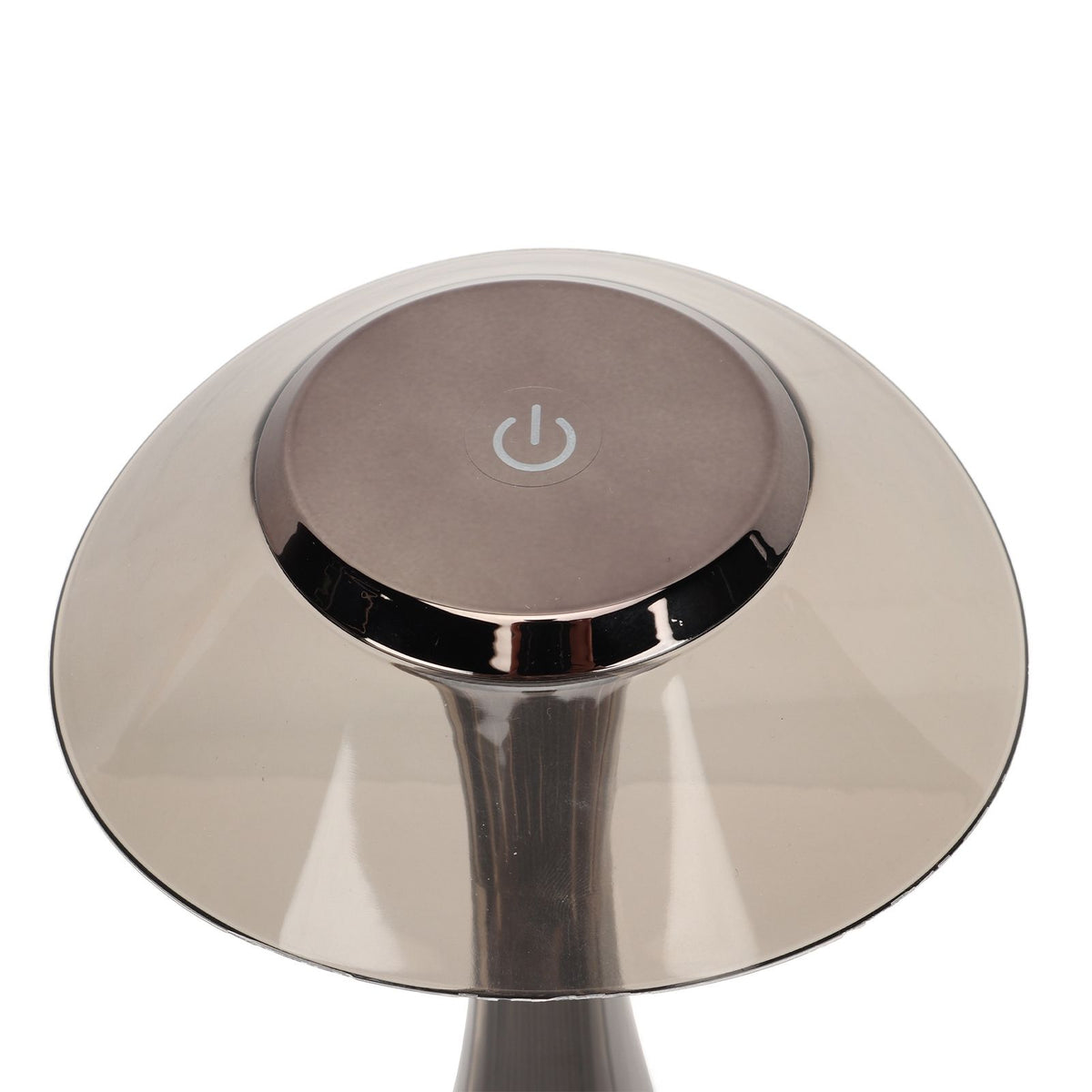 LED Table Lamp USB Charging Night Light 3 Lighting Mode with Touch Sensor for Home Room Smoky Grey