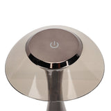LED Table Lamp USB Charging Night Light 3 Lighting Mode with Touch Sensor for Home Room Smoky Grey