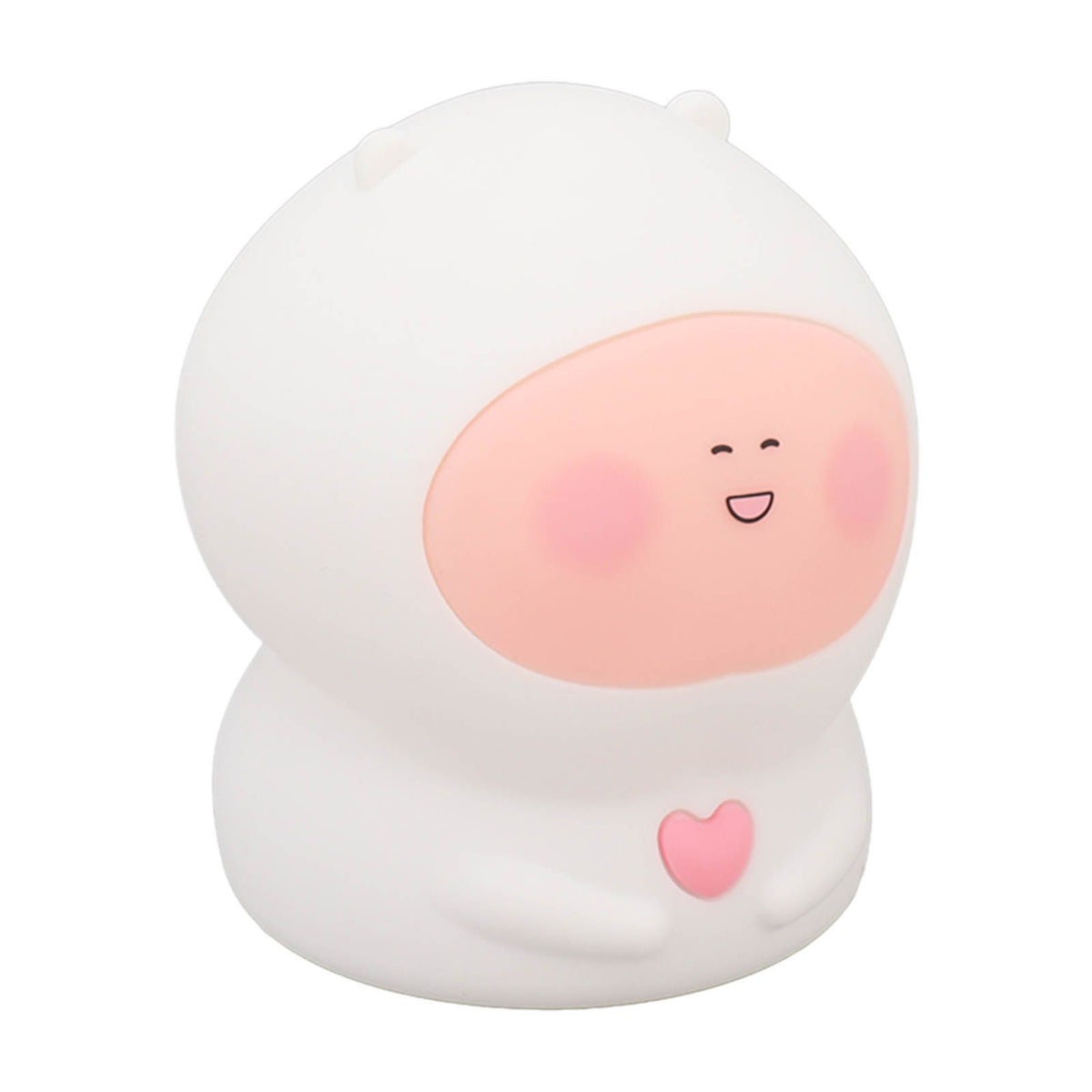 USB Fat Peach Night Tap Lamp with Timing Function Intelligent Colorful Silicone Tap Lamp for Teen Girls Bedroom