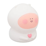 USB Fat Peach Night Tap Lamp with Timing Function Intelligent Colorful Silicone Tap Lamp for Teen Girls Bedroom
