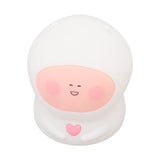 USB Fat Peach Night Tap Lamp with Timing Function Intelligent Colorful Silicone Tap Lamp for Teen Girls Bedroom