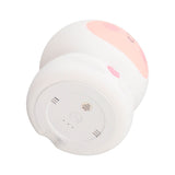 USB Fat Peach Night Tap Lamp with Timing Function Intelligent Colorful Silicone Tap Lamp for Teen Girls Bedroom