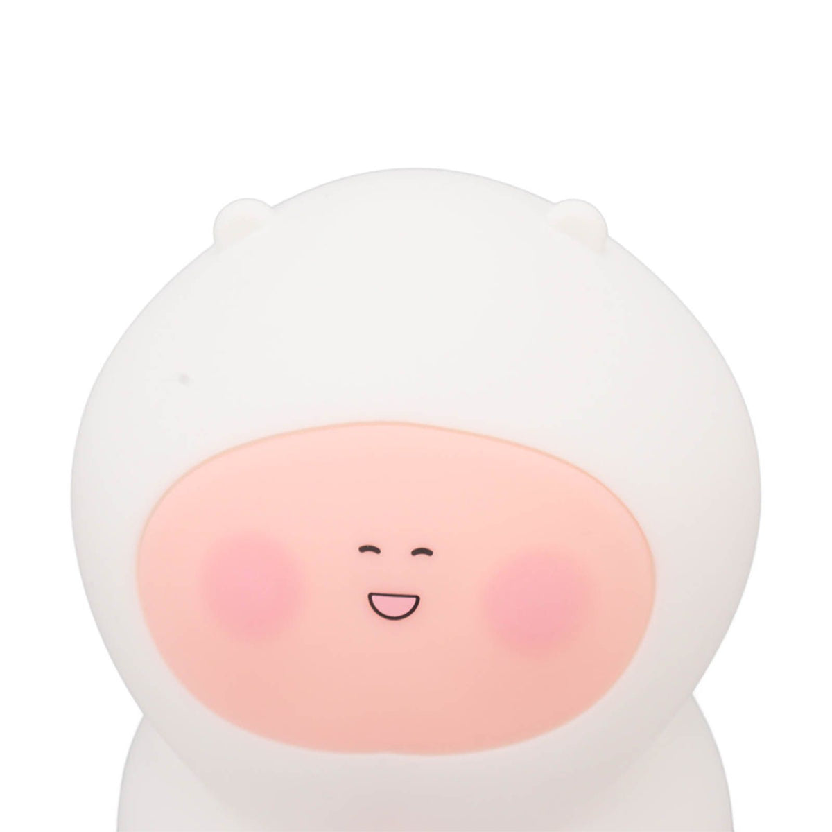 USB Fat Peach Night Tap Lamp with Timing Function Intelligent Colorful Silicone Tap Lamp for Teen Girls Bedroom