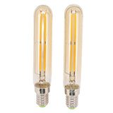 2Pcs LED Tube Bulb 4W E14 2300K Tubular Light Lamp Bulbs T20x120 220‑240V for Lighting - Front View