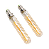 2Pcs LED Tube Bulb 4W E14 2300K Tubular Light Lamp Bulbs T20x120 220‑240V for Lighting - Low Angle
