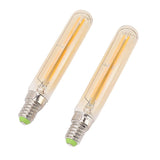 2Pcs LED Tube Bulb 4W E14 2300K Tubular Light Lamp Bulbs T20x120 220‑240V for Lighting