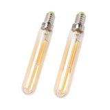 2Pcs LED Tube Bulb 4W E14 2300K Tubular Light Lamp Bulbs T20x120 220‑240V for Lighting