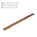 Chain Cover Dustproof Wire Flannelette Cloth 60cm Length 5cm Width with Zipper for Protection Light Brown