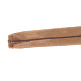 Chain Cover Dustproof Wire Flannelette Cloth 60cm Length 5cm Width with Zipper for Protection Light Brown - Extra Image