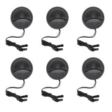 6PCS Low Voltage Deck Lights IP67 Waterproof Warm White LED Step Lamp for Garden Fence Stair 12 to 36V