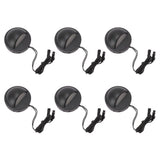 6PCS Low Voltage Deck Lights IP67 Waterproof Warm White LED Step Lamp for Garden Fence Stair 12 to 36V