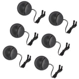 6PCS Low Voltage Deck Lights IP67 Waterproof Warm White LED Step Lamp for Garden Fence Stair 12 to 36V