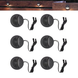 6PCS Low Voltage Deck Lights IP67 Waterproof Warm White LED Step Lamp for Garden Fence Stair 12 to 36V