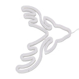 Neon Light LED Sign USB Battery Powered Christmas Holiday Bedroom Wall Decor Ornaments Warm Light - Front View