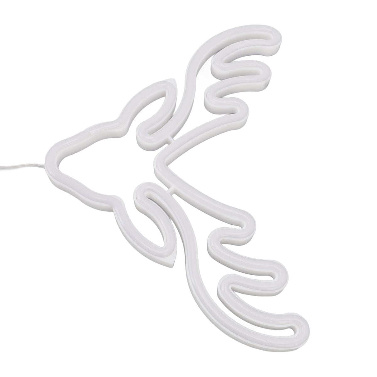 Neon Light LED Sign USB Battery Powered Christmas Holiday Bedroom Wall Decor Ornaments Warm Light
