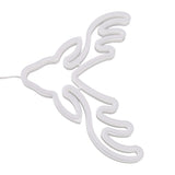 Neon Light LED Sign USB Battery Powered Christmas Holiday Bedroom Wall Decor Ornaments Warm Light