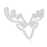 Neon Light LED Sign USB Battery Powered Christmas Holiday Bedroom Wall Decor Ornaments Warm Light - Extra Image