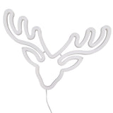 Neon Light LED Sign USB Battery Powered Christmas Holiday Bedroom Wall Decor Ornaments Warm Light