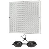 100‑240V LED Light Panel Deep 660nm Near Infrared 850nm Muscle Joint Pain Relief Physiotherapy Lamp AU Plug - Low Angle