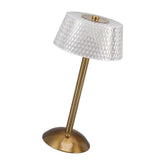 Acrylic Table Lamp Stepless Dimming LED Night Light with USB Cable for Kids Nursery Bedroom Nightstand - 45-Degree Angle