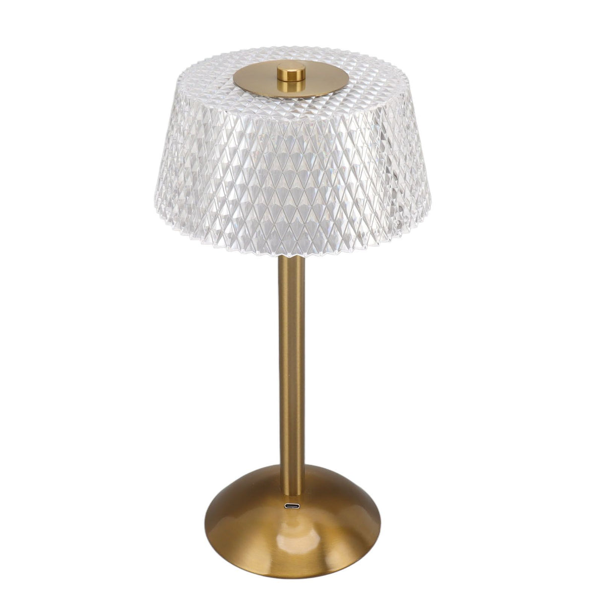 Acrylic Table Lamp Stepless Dimming LED Night Light with USB Cable for Kids Nursery Bedroom Nightstand