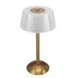 Acrylic Table Lamp Stepless Dimming LED Night Light with USB Cable for Kids Nursery Bedroom Nightstand