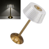 Acrylic Table Lamp Stepless Dimming LED Night Light with USB Cable for Kids Nursery Bedroom Nightstand