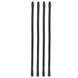 4 Pcs Gooseneck Lamp Hose Aluminium 10mm Caliber Flexible Table Desk Lamp Hose Lighting Fittings 30cm