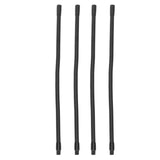4 Pcs Gooseneck Lamp Hose Aluminium 10mm Caliber Flexible Table Desk Lamp Hose Lighting Fittings 30cm - Top-Down View