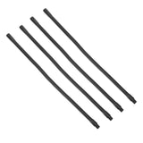 4 Pcs Gooseneck Lamp Hose Aluminium 10mm Caliber Flexible Table Desk Lamp Hose Lighting Fittings 30cm - Close-Up Angle