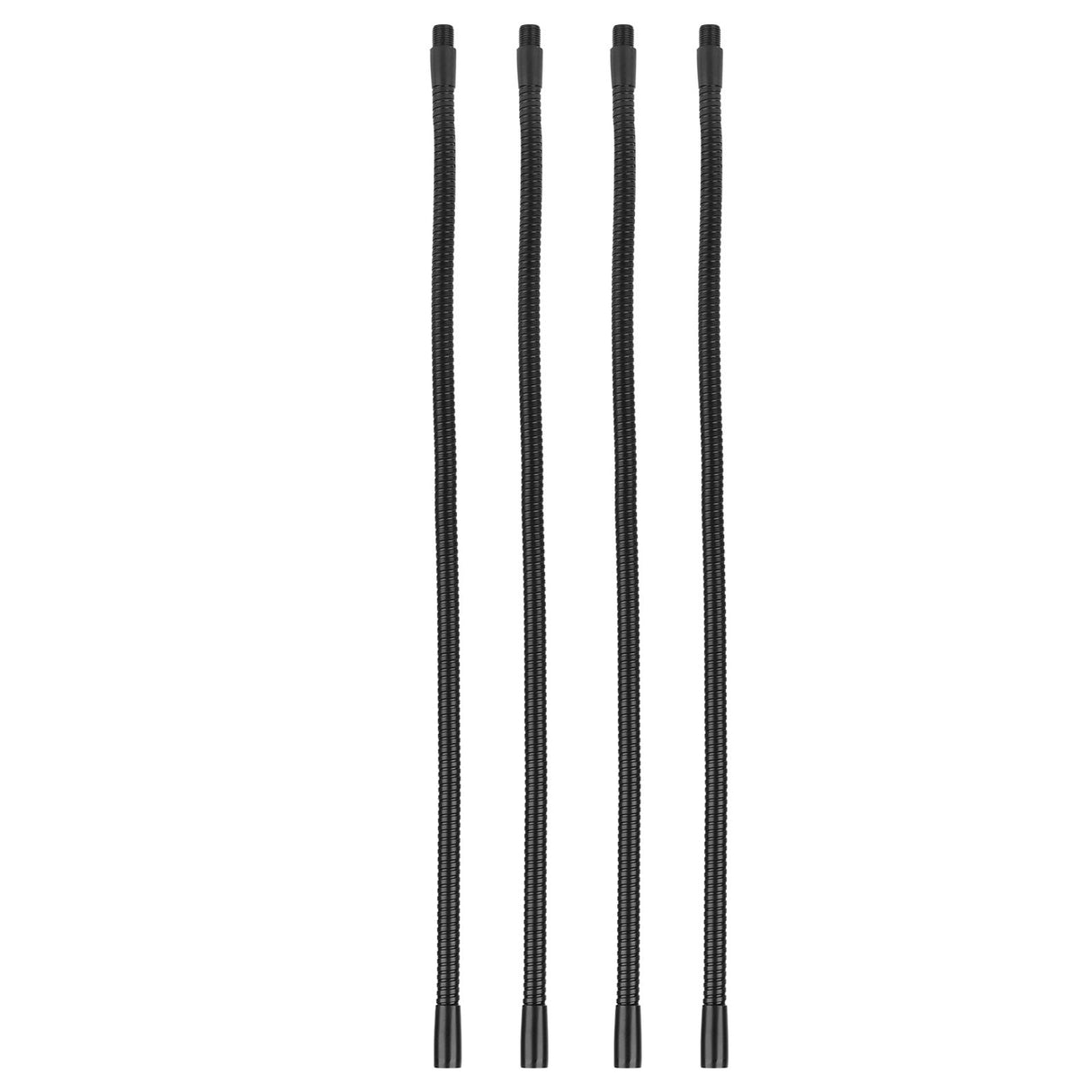 4 Pcs Gooseneck Lamp Hose Aluminium 10mm Caliber Flexible Table Desk Lamp Hose Lighting Fittings 40cm