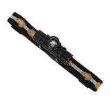 Rechargeable Head Lamps with 6 Gear Rotary Zoom Waterproof Headlight for Adventure Hiking - Side View